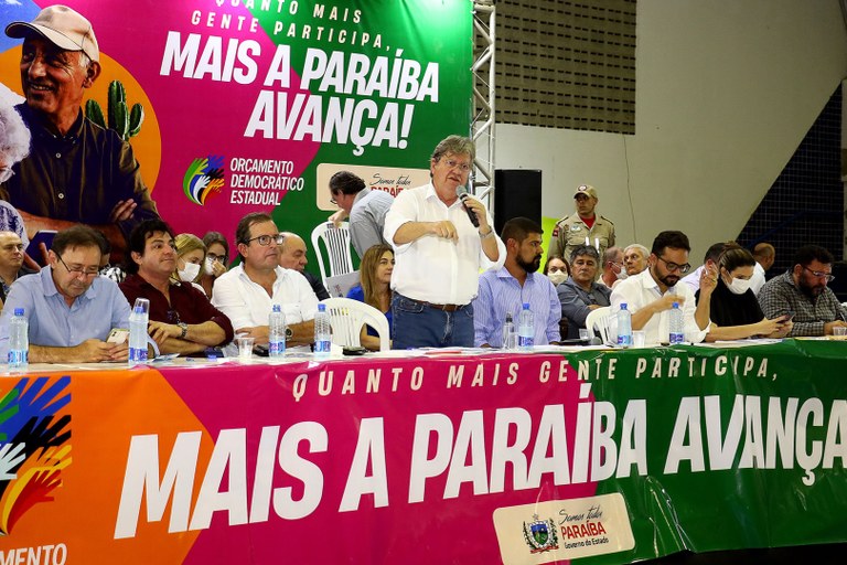João Azevêdo presta contas no ODE de Sousa com recorde de participação
